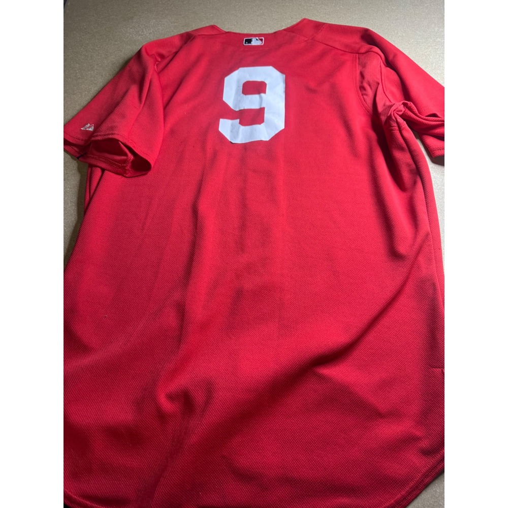 Majestic St Louis Cardinals MLB Authentic Red Jersey Mens 48 Number 9 Baseball - Picture 3 of 7